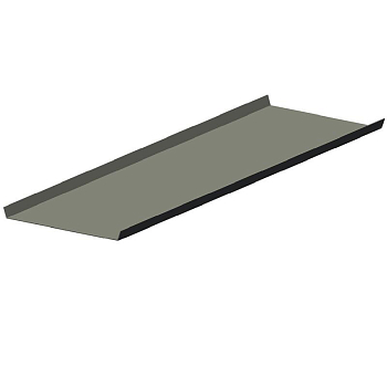 Вставка донная для лестн. лотка неперфофир. осн.200 L3000 сталь 2мм DLL200-2.0-3000 КМ LO14493