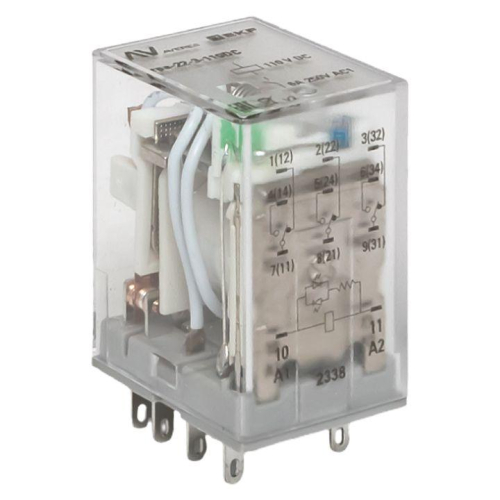 Реле промежуточное RPA 22/4 5A 110В DC AVERES EKF rpa-22-4-110DC