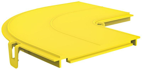 Крышка угла горизонтального 90град. оптич. лотка 120мм ITK DS-120-38395