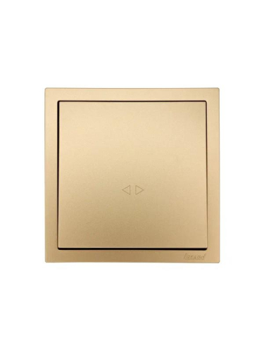 Выключатель 1-кл. перекрестный СП ZIMA IP20 10А безвинт. зажим зол. LEZARD 704-3688-107QC