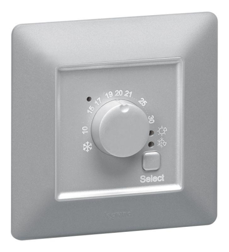 Панель лицевая Valena Life для комнатного электронного термостата алюм. Leg 752333