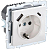 Розетка BRITE РЮш11-1-БрБ 16А с USB A+C 18Вт с заземл. защ. шторки бел. IEK BR-R14-16-U22-018-K01