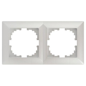 Рамка 2-м СП Solo 4-502-06 перламутр Intro Б0053995