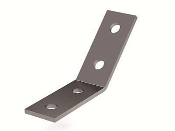 Уголок крепежный двойной 45град. гор. оцинк. DKC BMC1024HDZ