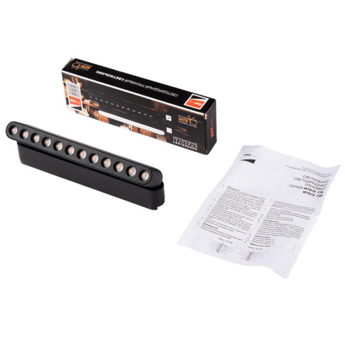 Светильник светодиодный трековый Метр (MTR)16 1312R 12Вт 3000К IP20 spot 36град. BL низковольтный черн. Pro JazzWay 5056992