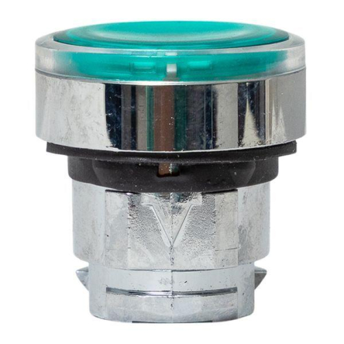 Механизм кнопки исполнительный XB4 зел. плоский возвратный без фиксации с подсветкой IP65 EKF XB4BW-G-65