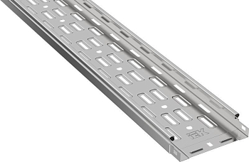 Лоток листовой перфорированный 150х35 L3000 сталь 0.45мм без боковой ESCA 3 IEK ES3-15-035-150-3-045