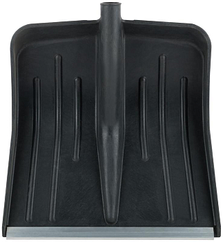 Лопата для уборки снега большая 420х420мм без черенка пластик. 68100