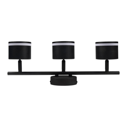 Светильник PCL-0703 max 20Вт (каждая лампа) 3xGX53 IP20 230В BL настен./потолочн. декор. под лампу JazzWay 5066847