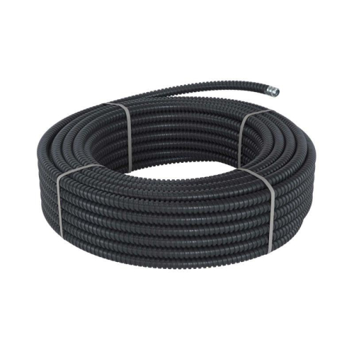 Металлорукав DN 22мм в герметичной полиуретановой оболочке Dвн.20.5мм Dнар.24.5мм черн. (уп.50м) DKC 6071PU-020N