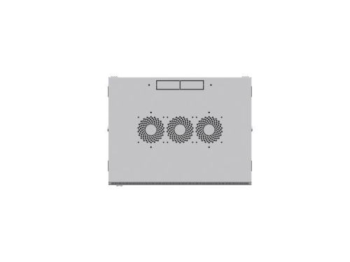 Шкаф настенный 19дюйм TERACOM PRO 6U 600х450мм дверь стеклянная с замком-ручкой сер. EKF TRP-WLL-0664-40G