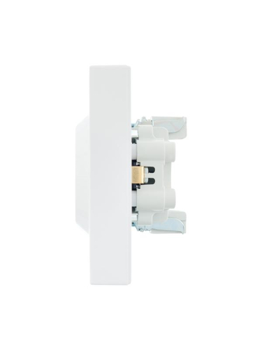 Розетка 2-м СП VESNA с заземл. ПБТ бел. LEZARD 742-0200-127B