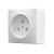 Розетка 1-м ОП 32А 250В IP20 2P+N для плиты с заземл. бел. Universal 5314 Розетка 1-м ОП 32А 250В IP20 2P+N для плиты с заземл. бел. Universal 5314