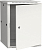 Шкаф 19 дюйм LINEA W 18U 600х600мм настен. метал. дверь RAL7035 ITK LWR3-18U66-MF