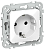 Розетка СП FLITE РС11-0-ФлБ 16А с заземл. без защ. шторок механизм бел. IEK FI-R11-16-K01