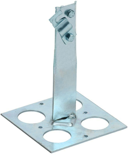 Держатель проводника круглого 6-10мм винт. плоск. кровля H=90мм оцинк. сталь HDZ IEK ZDP85-14-1-16-90