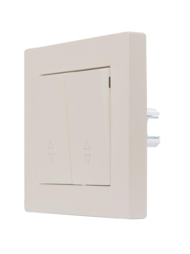 Переключатель проходной 2-кл. СП Vesna механизм жемчуж./бел. перламутр. LEZARD 742-3088-106