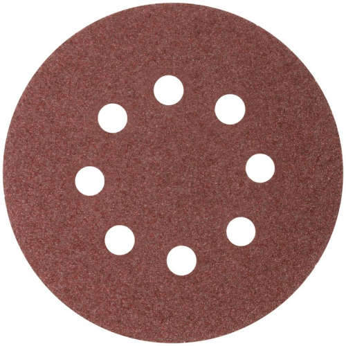 Набор кругов абразивных шлифовальных перфорированных на ворсовой основе под "липучку" Р36 125мм (уп.5шт) Profi Cutop 85-616