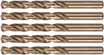 Набор сверл по металлу Profi с кобальтом 5ти-проц. 12х151мм (уп.5шт) Cutop 48-120-5