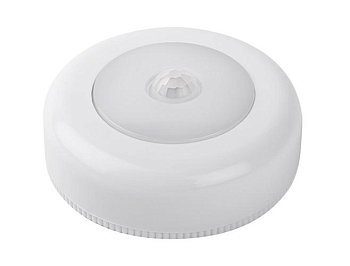 Светильник светодиодный TS5-L1W-SENS 6SMD 0.8Вт 6000К 50лм IP43 пушлайт с датчиком движения и освещенности 3хAAA (не в компл.) JazzWay 5031661