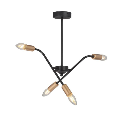 Люстра 4xE14 макс. 40Вт Vitaluce V3022-1/4PL