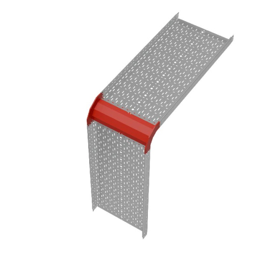 Угол для лотка вертикальный внеш. 90град. 80х600мм "ПЛЮС" HD85 КМ PL18553