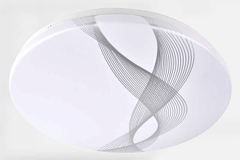 Светильник светодиодный декоративный PPB Wave 12Вт 6500К IP20 d215х50 настенно-потолочный бытовой JazzWay 5024922