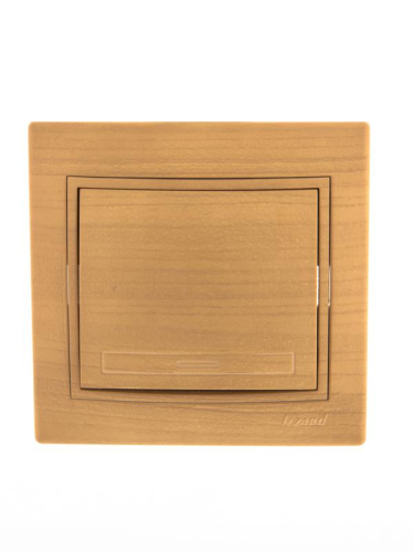 Выключатель 1-кл. Mira ясень LEZARD 701-4747-100