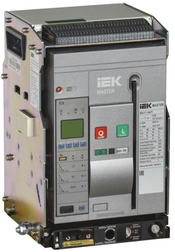 Выключатель автоматический воздушный 3п AC ВА77 W3P S 65кА 630А EA выдвижн. с компл. аксессур. MASTER IEK MI-ACB10-3WS-065-0630-ACF