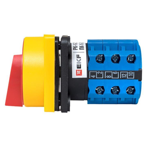 Переключатель кулачковый ПК-1-23 10А 3п "1-0-2" с блокировкой IP65 PROxima EKF pk-1-23-10-a65