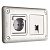 Розетка 1-м 4мод. Soliroc 16А IP20 2P+E защ. шторки без крышки немецк. стандарт винт. клеммы хром Leg 077836