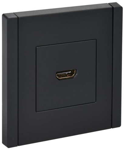 Розетка HDMI FORTE&PIANO FP140 черн. IEK FP-H10-K02