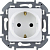 Розетка 1-м СП Inspiria 16А IP20 250В 2P+E защ. шторки немецк. стандарт механизм бел. Leg 673730