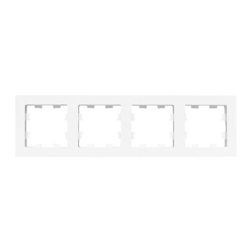 Рамка 4-м Эпика пластик бел. EKF UP1-FPW-04