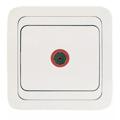 Розетка TV оконечная Mimoza бел. Makel 12027