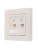 Розетка компьютерная 2-м СП Vesna механизм жемчуж./бел. перламутр LEZARD 742-3088-141