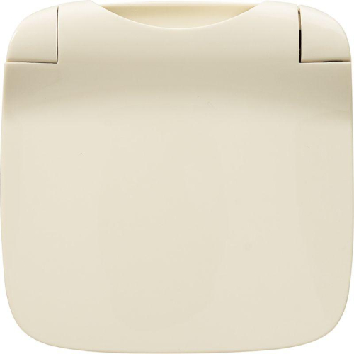 Панель лицевая Valena Allure для розетки 2К+З с крышкой сл. кость Leg 754846