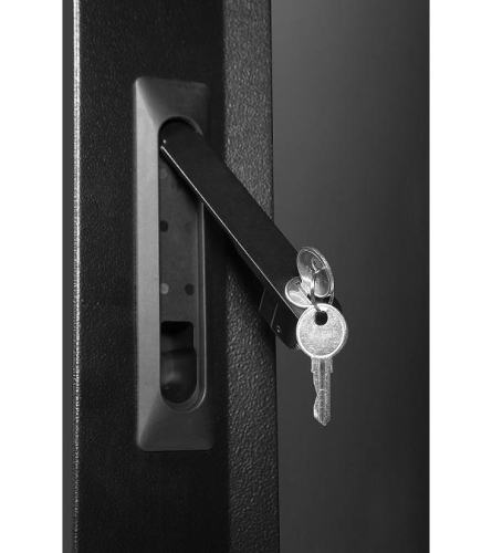 Шкаф серверный ШТК-МП-42.6.8-1ААА-9005 42U 600х800мм передн. двер. стеклян. задн. двер. стальн. лист 4 боков. панел. ЦМО 1361568