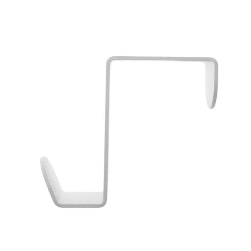 Держатель для хранения одежды в стиле лофт крепление на дверь 3 штуки бел. Rexant 38-0712