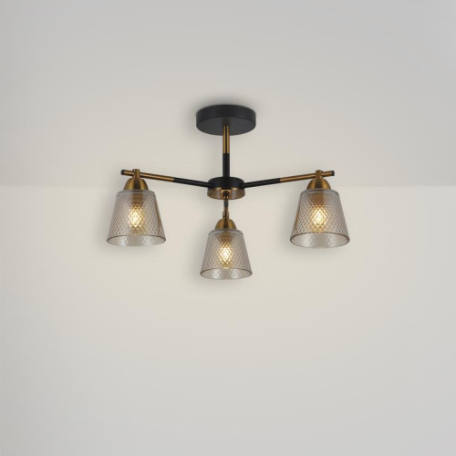 Люстра Kello Е27х3 60Вт IP20 Freya FR4015PL-03BBZ