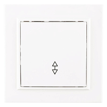 Переключатель проходной 1-кл. СП Минск 10А IP20 бел. Basic EKF ERV10-025-10