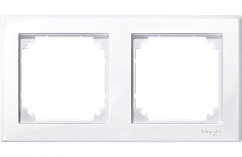Рамка 2-м Merten монтаж. M-SMART активно бел. SchE MTN478225