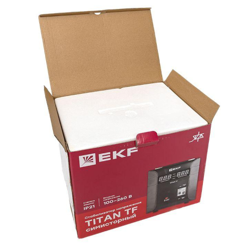 Стабилизатор напряжения электронный напольного исполнения TITAN -TF-5000 EKF stab-TF-5000