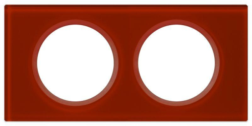 Рамка 2-м Celiane смальта кармин Leg 069472