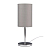 Светильник настольный JH3-01-gy E14 IP20 110х110х310мм метал.; ткань; PVC-пластик сер. JazzWay 5062368