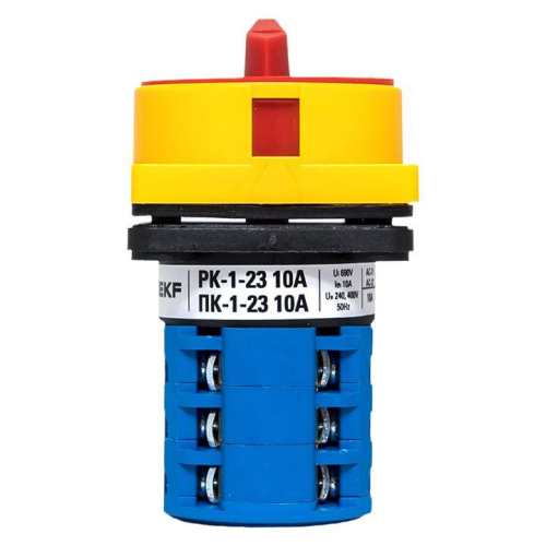 Переключатель кулачковый ПК-1-23 10А 3п "1-0-2" с блокировкой IP65 PROxima EKF pk-1-23-10-a65