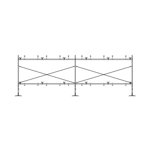 Конструкция опорная для установки нескольк. солнечн. панелей/коллекторов TECHNORAPTOR FOOT KM-TR-F-SSfMMPI-C КМ TR0081