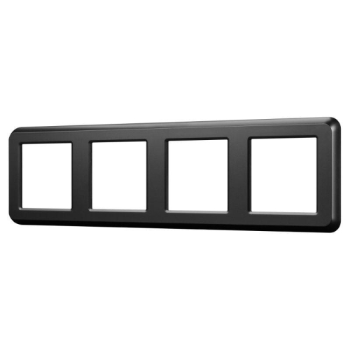Рамка пластиковая FRM-VERSA-PL-4-BK Arlight 045188