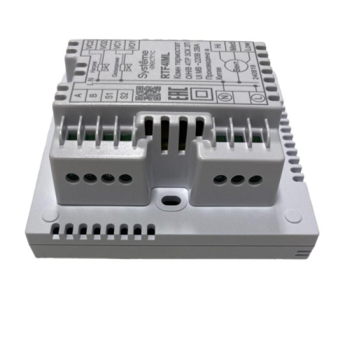 Термостат комнатный цифровой для 4тр 3ск FCU и 2-х поз. клап. 1UI 5DO Modbus ~220В BS бел. SE RTF4IML