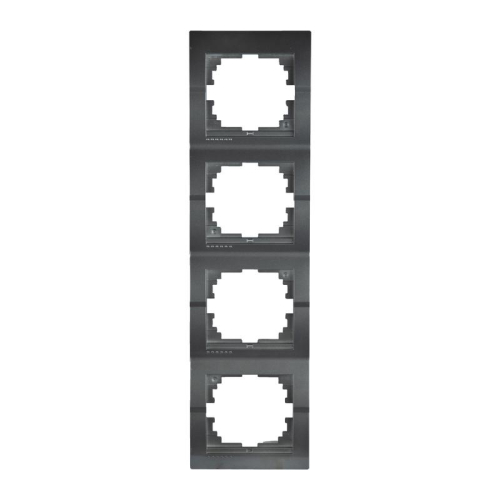 Рамка 4-м Deriy вертикал. сер. LEZARD 702-2900-154